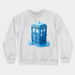 Melting TARDIS Crewneck Sweatshirt